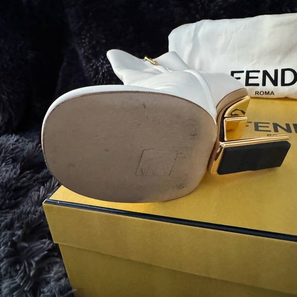 fendi F Heeled Ankle Boot - Picture 4 of 6